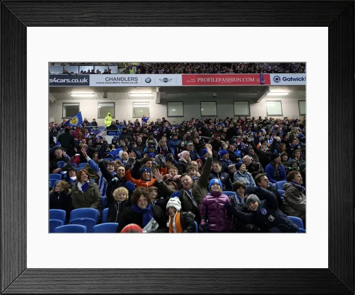 Framed Print : Brighton & Hove Albion vs. Hull City: 2012-13 Home Game Framed Print : Brighton & Hove Albion vs. Hull City: 2012-13 Home Game