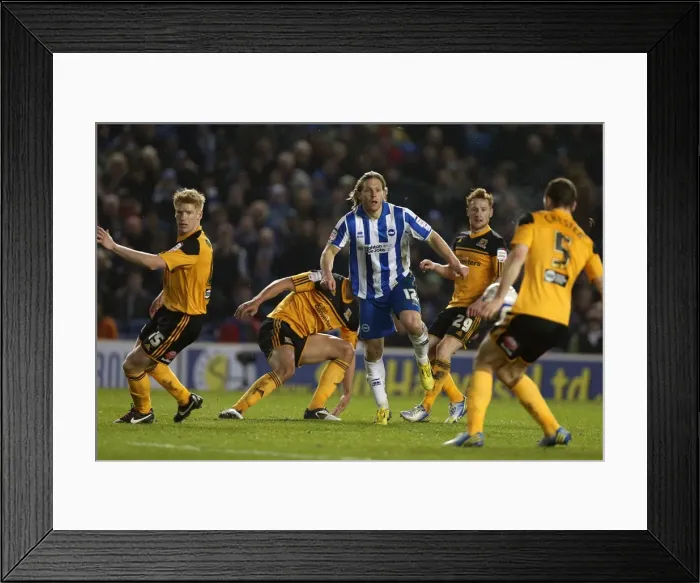 Framed Print : Brighton & Hove Albion vs. Hull City (09-02-2013): 2012-13 Home Game Framed Print : Brighton & Hove Albion vs. Hull City (09-02-2013): 2012-13 Home Game