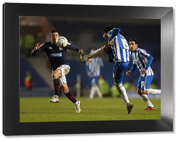 Brighton & Hove Albion vs Blackburn Rovers: Leonardo Ulloa in Action, Npower Championship, Amex Stadium, February 12, 2013