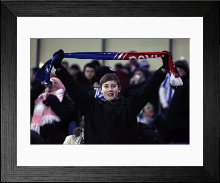 Framed Print : The Epic Home Game: Brighton & Hove Albion vs. Blackburn Rovers (2012-13 Season)