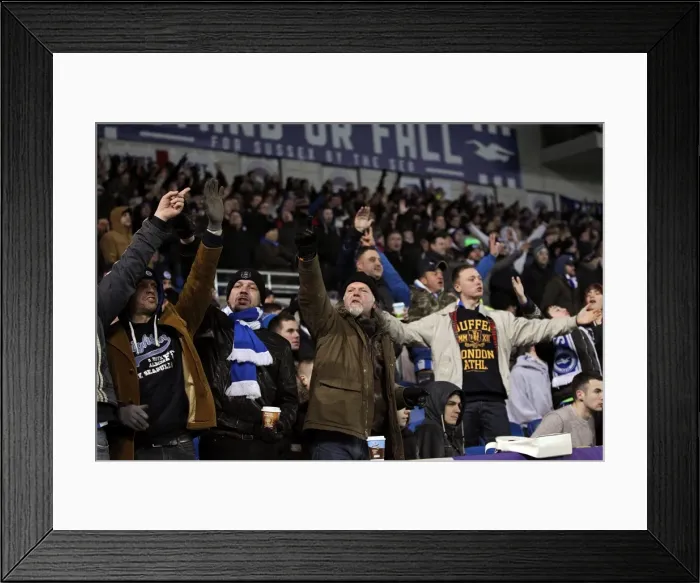Framed Print : Brighton & Hove Albion vs. Blackburn Rovers: A Historic Home Game - 2012-13 Season (12-02-2013) Framed Print : Brighton & Hove Albion vs. Blackburn Rovers: A Historic Home Game - 2012-13 Season (12-02-2013)