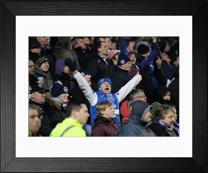 Framed Print : Brighton & Hove Albion vs. Blackburn Rovers: A Historic 2012-13 Home Match Framed Print : Brighton & Hove Albion vs. Blackburn Rovers: A Historic 2012-13 Home Match