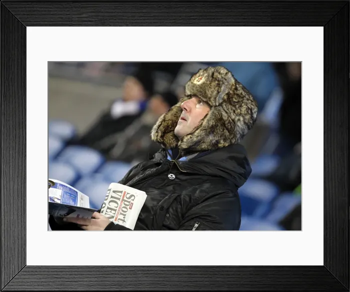 Framed Print : A Memorable Game: Brighton & Hove Albion vs. Blackburn Rovers (12-02-2013) - 2012-13 Season Home Match