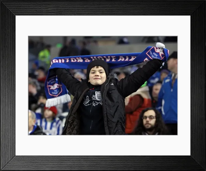 Framed Print : Brighton & Hove Albion vs. Blackburn Rovers (12-02-2013): A Thrilling Home Encounter, 2012-13 Season Framed Print : Brighton & Hove Albion vs. Blackburn Rovers (12-02-2013): A Thrilling Home Encounter, 2012-13 Season