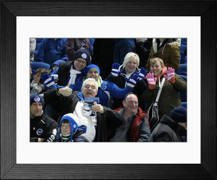 Framed Print : Brighton & Hove Albion vs. Blackburn Rovers: A Historic 2012-13 Home Match Framed Print : Brighton & Hove Albion vs. Blackburn Rovers: A Historic 2012-13 Home Match