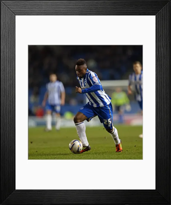 Framed Print : Brighton & Hove Albion vs. Blackburn Rovers: A Historic 2012-13 Home Match