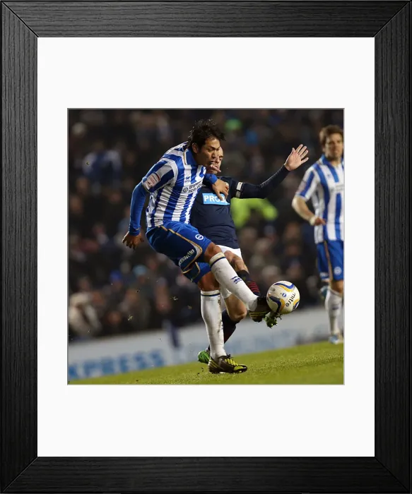 Framed Print : Brighton & Hove Albion vs. Blackburn Rovers: A Historic 2012-13 Home Match Framed Print : Brighton & Hove Albion vs. Blackburn Rovers: A Historic 2012-13 Home Match