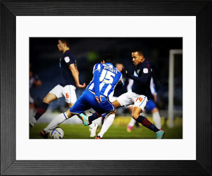 Framed Print : Brighton & Hove Albion vs. Blackburn Rovers: A Memorable 2012-13 Home Game