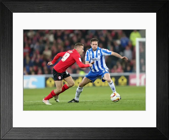 Framed Print : Brighton & Hove Albion vs. Cardiff City: Craig Bellamy and Matthew Upson Clash in Npower Championship Action (February 19, 2013) Framed Print : Brighton & Hove Albion vs. Cardiff City: Craig Bellamy and Matthew Upson Clash in Npower Championship Action (February 19, 2013)
