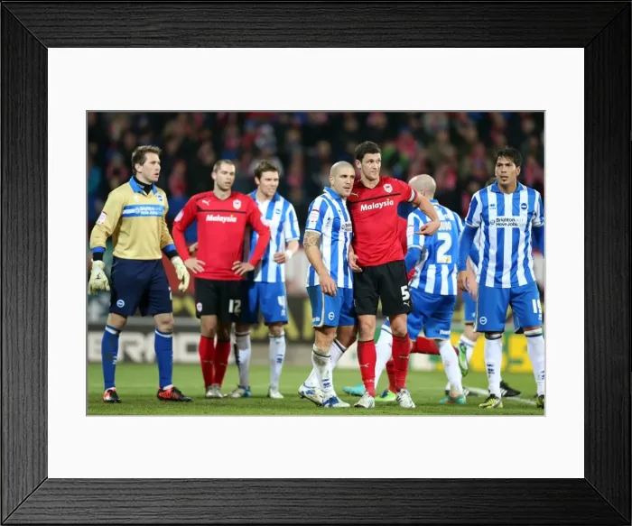 Framed Print : Brighton & Hove Albion vs. Cardiff City (Away) - 19-02-2013: Season 2012-13 Away Game Framed Print : Brighton & Hove Albion vs. Cardiff City (Away) - 19-02-2013: Season 2012-13 Away Game