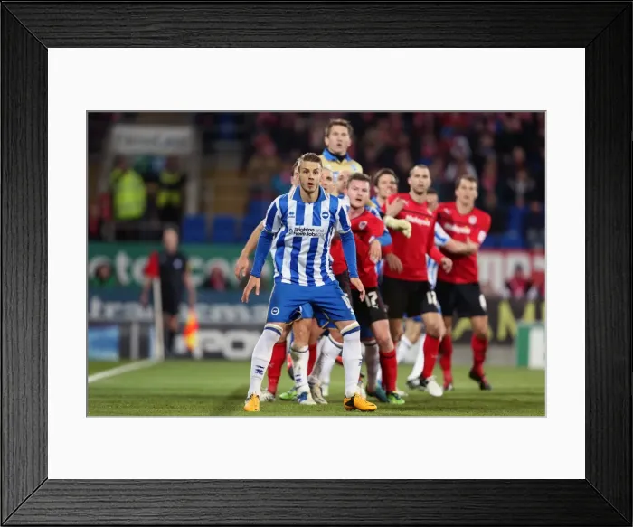 Framed Print : Brighton & Hove Albion vs. Cardiff City (Away): 19-02-2013 - Season 2012-13 Framed Print : Brighton & Hove Albion vs. Cardiff City (Away): 19-02-2013 - Season 2012-13