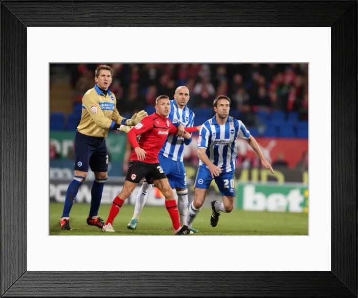 Framed Print : Brighton & Hove Albion vs. Cardiff City (Away) - Reliving the Thrills of the 2012-13 Season Encounter Framed Print : Brighton & Hove Albion vs. Cardiff City (Away) - Reliving the Thrills of the 2012-13 Season Encounter