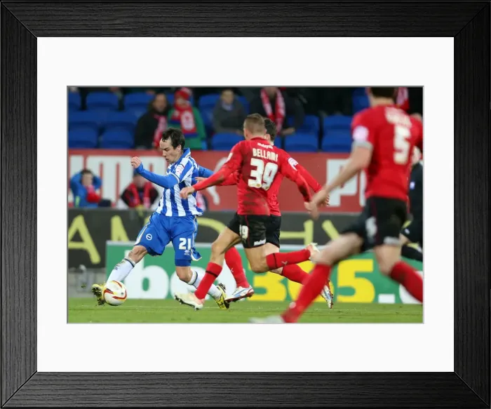 Framed Print : A Glance Back: Brighton & Hove Albion vs. Cardiff City (Away) - 19-02-2013 (Season 2012-13) Framed Print : A Glance Back: Brighton & Hove Albion vs. Cardiff City (Away) - 19-02-2013 (Season 2012-13)