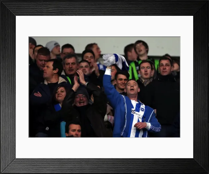 Framed Print : A Look Back: Brighton & Hove Albion vs. Cardiff City (Away) - 19-02-2013: Reliving the 2012-13 Season's Exciting Away Game Framed Print : A Look Back: Brighton & Hove Albion vs. Cardiff City (Away) - 19-02-2013: Reliving the 2012-13 Season's Exciting Away Game