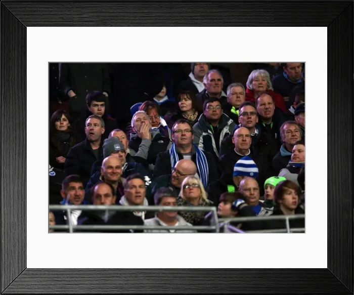 Framed Print : Brighton & Hove Albion vs. Cardiff City: 2012-13 Away Game Highlights