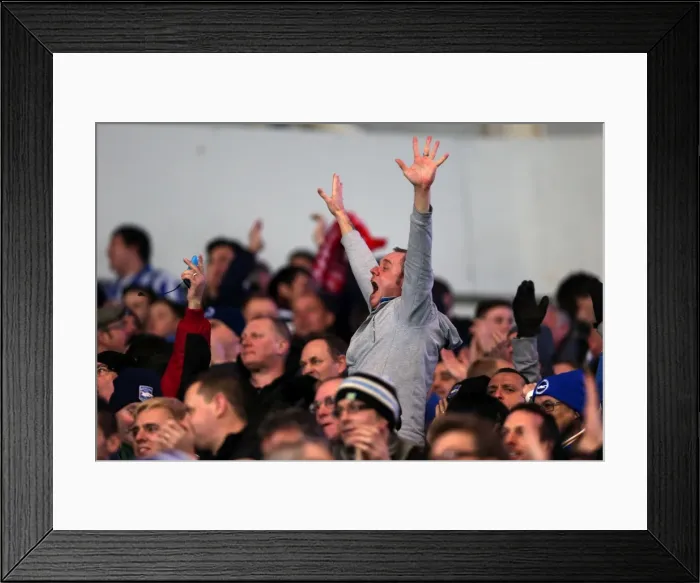 Framed Print : A Glance Back: Brighton & Hove Albion vs. Cardiff City (Away) - 19-02-2013 (Season 2012-13) Framed Print : A Glance Back: Brighton & Hove Albion vs. Cardiff City (Away) - 19-02-2013 (Season 2012-13)