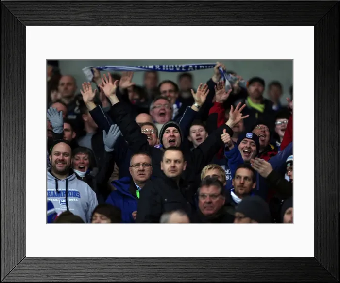 Framed Print : Brighton & Hove Albion vs. Cardiff City (Away) - 19-02-2013: Season 2012-13 Away Game Framed Print : Brighton & Hove Albion vs. Cardiff City (Away) - 19-02-2013: Season 2012-13 Away Game