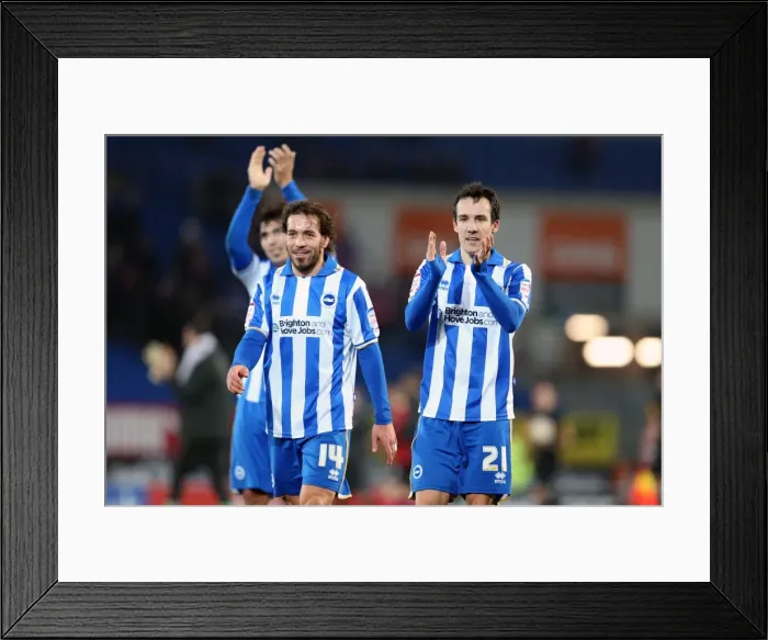 Framed Print : Brighton & Hove Albion vs. Cardiff City (Away): A Look Back at the Exciting 2012-13 Season Match Framed Print : Brighton & Hove Albion vs. Cardiff City (Away): A Look Back at the Exciting 2012-13 Season Match