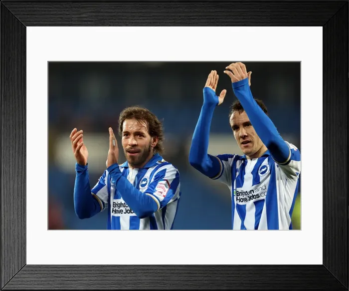 Framed Print : Brighton & Hove Albion vs. Cardiff City (Away) - 19-02-2013: Season 2012-13 Away Game Framed Print : Brighton & Hove Albion vs. Cardiff City (Away) - 19-02-2013: Season 2012-13 Away Game