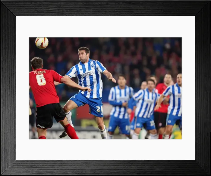 Framed Print : Brighton & Hove Albion vs. Cardiff City (Away) - 19-02-2013: 2012-13 Season Away Game Framed Print : Brighton & Hove Albion vs. Cardiff City (Away) - 19-02-2013: 2012-13 Season Away Game