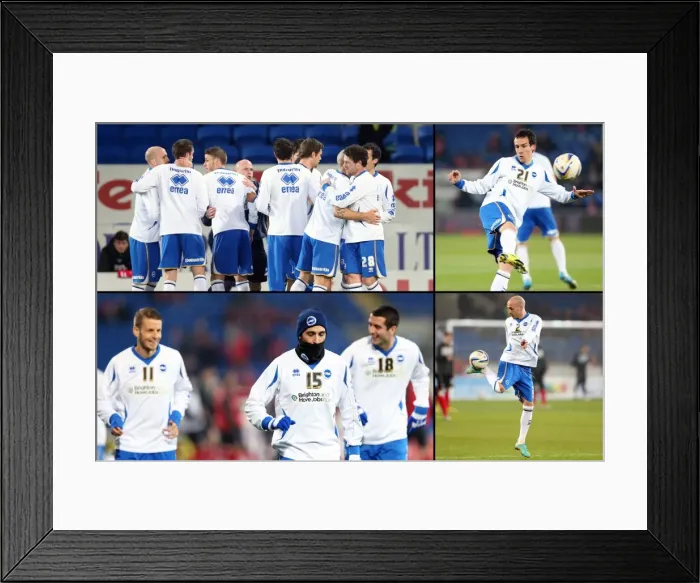 Framed Print : Brighton & Hove Albion vs. Cardiff City (Away) - Reliving the Thrilling 2012-13 Season Encounter Framed Print : Brighton & Hove Albion vs. Cardiff City (Away) - Reliving the Thrilling 2012-13 Season Encounter