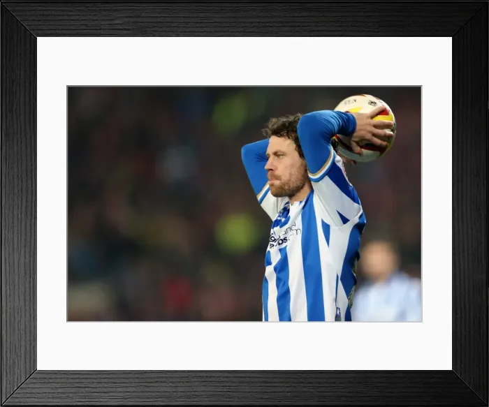 Framed Print : Wayne Bridge: A Seagull Soaring for Brighton and Hove Albion