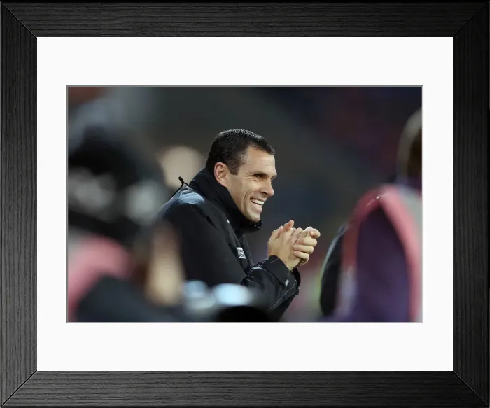 Framed Print : Gus Poyet Leads Brighton & Hove Albion at Cardiff City Stadium, Npower Championship, February 19, 2013 Framed Print : Gus Poyet Leads Brighton & Hove Albion at Cardiff City Stadium, Npower Championship, February 19, 2013