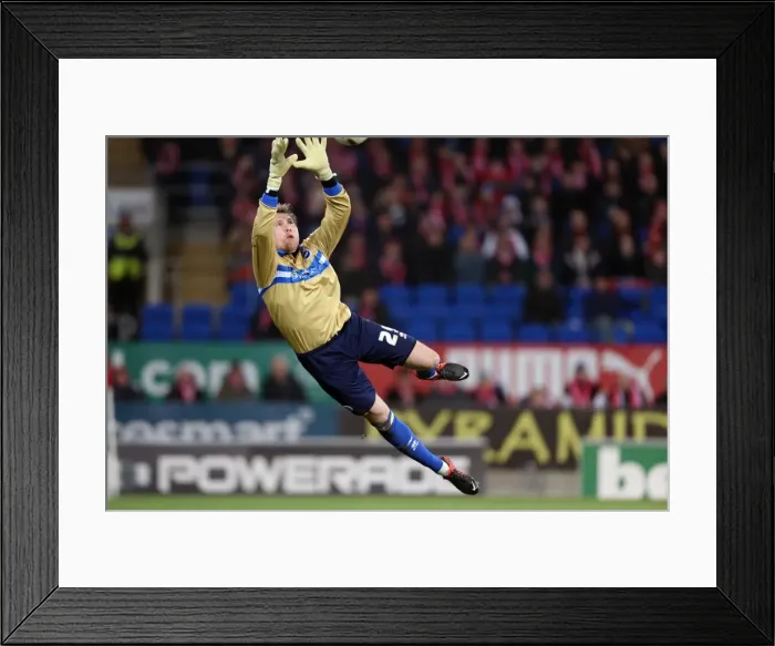 Framed Print : Brighton & Hove Albion's Tomasz Kuszczak Makes Saving vs. Cardiff City (February 19, 2013) Framed Print : Brighton & Hove Albion's Tomasz Kuszczak Makes Saving vs. Cardiff City (February 19, 2013)
