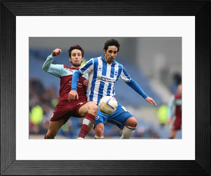 Framed Print : Vicente's Thrilling Performance: Brighton & Hove Albion vs. Burnley, Npower Championship, Amex Stadium (February 23, 2013) Framed Print : Vicente's Thrilling Performance: Brighton & Hove Albion vs. Burnley, Npower Championship, Amex Stadium (February 23, 2013)