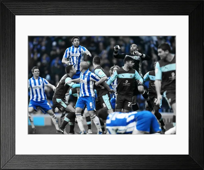 Framed Print : Brighton & Hove Albion vs. Burnley (23-02-2013) - A Look Back at the 2012-13 Home Season Framed Print : Brighton & Hove Albion vs. Burnley (23-02-2013) - A Look Back at the 2012-13 Home Season