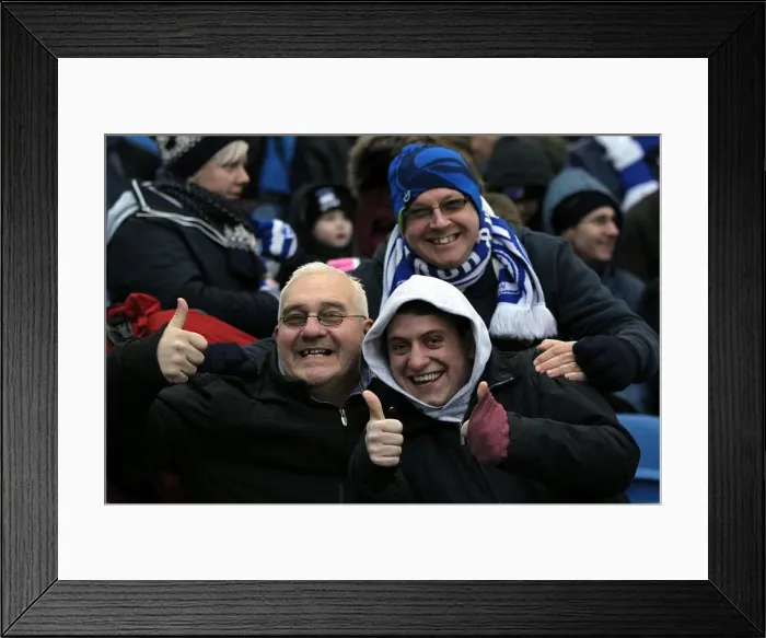 Framed Print : Brighton and Hove Albion: Electric Atmosphere at The Amex Stadium (2012-2013) Framed Print : Brighton and Hove Albion: Electric Atmosphere at The Amex Stadium (2012-2013)