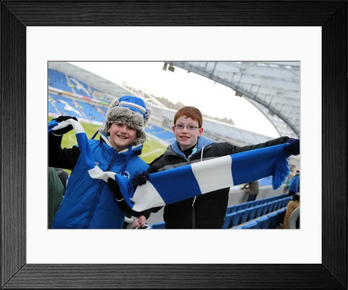 Framed Print : Brighton & Hove Albion FC: Electric Atmosphere at The Amex (2012-2013) - Crowd Shots Framed Print : Brighton & Hove Albion FC: Electric Atmosphere at The Amex (2012-2013) - Crowd Shots