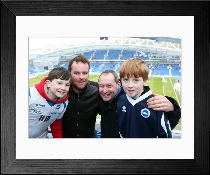 Framed Print : Brighton & Hove Albion: Electric Atmosphere - Unforgettable Crowd Moments at The Amex (2012-2013)