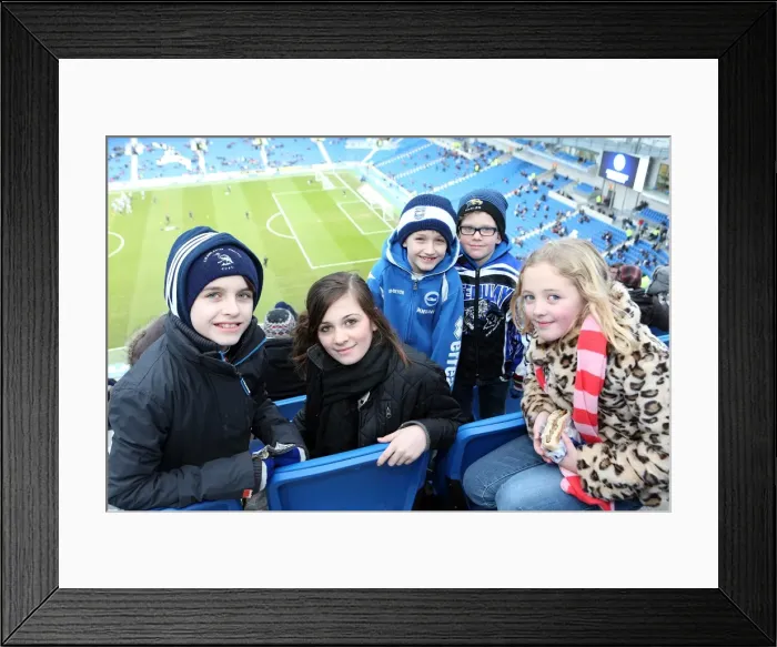 Framed Print : Electric Atmosphere: Brighton & Hove Albion FC Crowd Shots (2012-2013) at The Amex Stadium Framed Print : Electric Atmosphere: Brighton & Hove Albion FC Crowd Shots (2012-2013) at The Amex Stadium