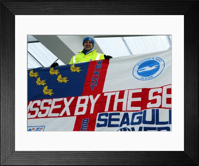 Framed Print : Brighton & Hove Albion vs Burnley: 2012-13 Home Game Framed Print : Brighton & Hove Albion vs Burnley: 2012-13 Home Game