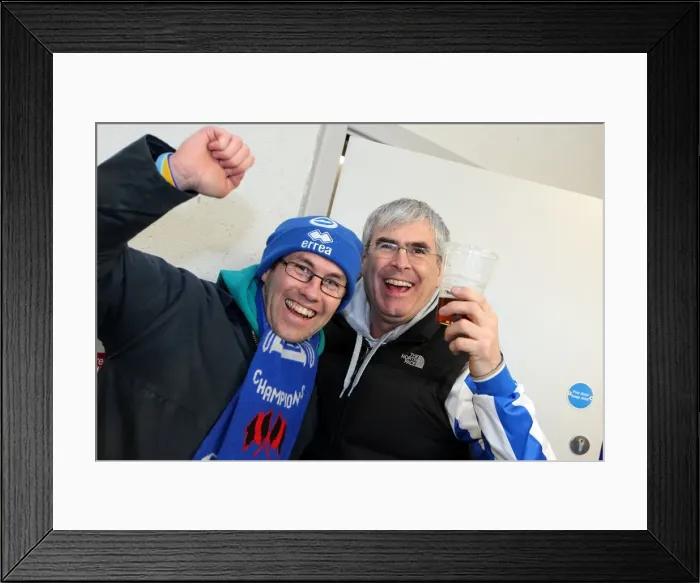 Framed Print : Brighton & Hove Albion FC: Electric Atmosphere at The Amex Stadium (2012-2013)