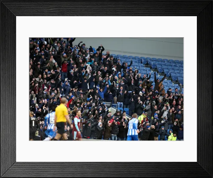 Framed Print : Brighton & Hove Albion vs Burnley (2012-13 Season): A Home Game on February 23 Framed Print : Brighton & Hove Albion vs Burnley (2012-13 Season): A Home Game on February 23
