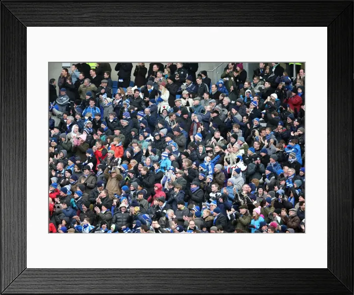 Framed Print : Brighton & Hove Albion vs. Burnley (23-02-2013) - A Nostalgic Look Back at the 2012-13 Home Season: Burnley Game Framed Print : Brighton & Hove Albion vs. Burnley (23-02-2013) - A Nostalgic Look Back at the 2012-13 Home Season: Burnley Game