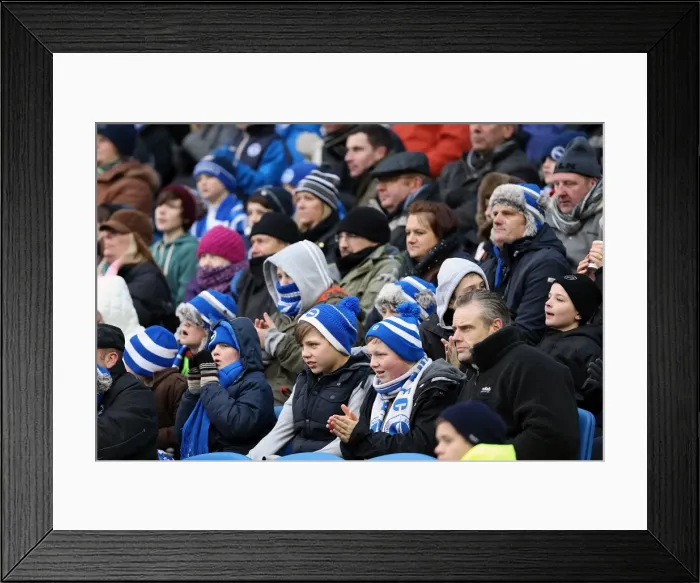 Framed Print : Brighton & Hove Albion vs. Burnley (23-02-2013): A Glimpse into the 2012-13 Home Season Framed Print : Brighton & Hove Albion vs. Burnley (23-02-2013): A Glimpse into the 2012-13 Home Season