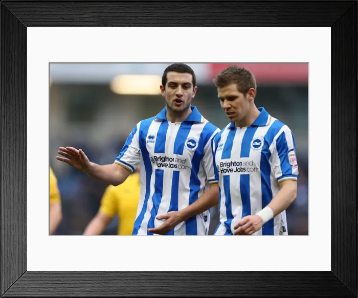 Framed Print : Brighton & Hove Albion vs Burnley: 2012-13 Home Game Framed Print : Brighton & Hove Albion vs Burnley: 2012-13 Home Game