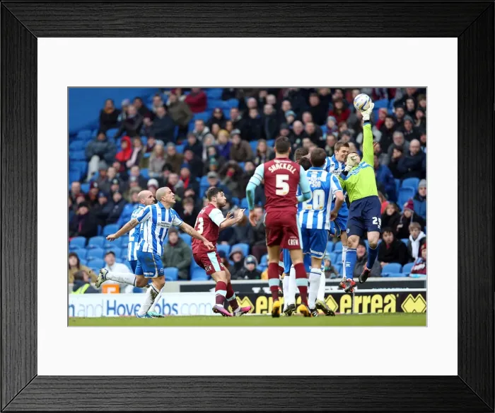 Framed Print : Tomasz Kuszczak's Heroic Performance: Brighton & Hove Albion vs Burnley (February 23, 2013) Framed Print : Tomasz Kuszczak's Heroic Performance: Brighton & Hove Albion vs Burnley (February 23, 2013)