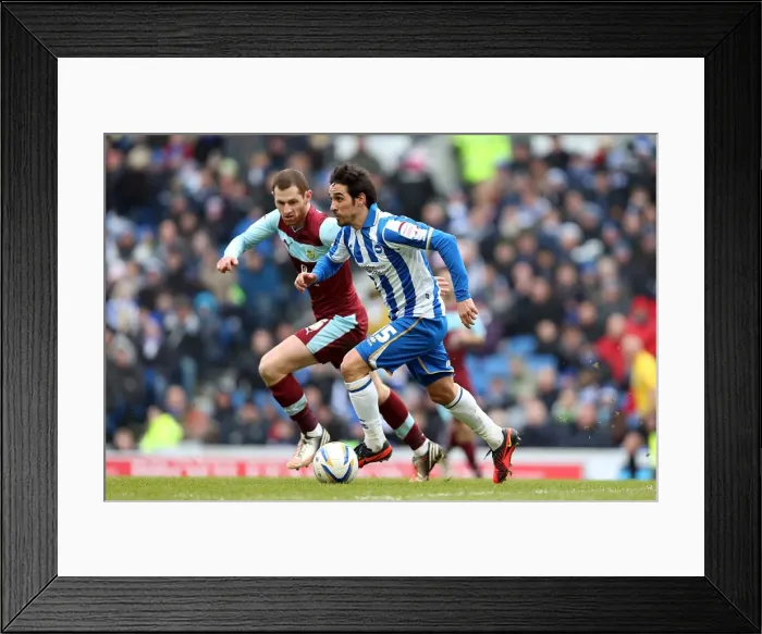 Framed Print : Man of the Match Vicente: Brighton & Hove Albion vs. Burnley, Npower Championship, Amex Stadium, February 23, 2013 Framed Print : Man of the Match Vicente: Brighton & Hove Albion vs. Burnley, Npower Championship, Amex Stadium, February 23, 2013