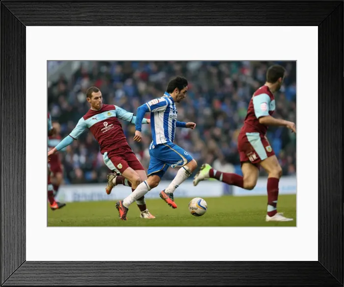 Framed Print : Vicente's Thrilling Performance: Brighton & Hove Albion vs Burnley, Npower Championship, Amex Stadium (February 23, 2013) Framed Print : Vicente's Thrilling Performance: Brighton & Hove Albion vs Burnley, Npower Championship, Amex Stadium (February 23, 2013)
