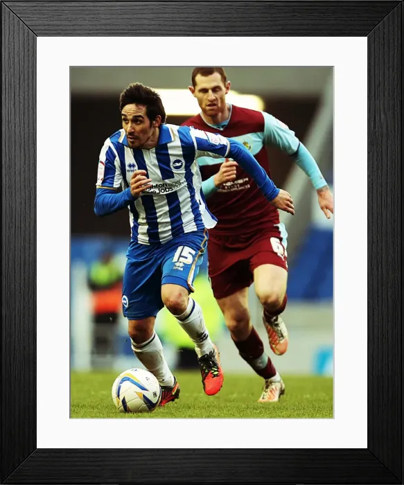 Framed Print : Vicente's Victory: Brighton & Hove Albion vs. Burnley, Npower Championship, Amex Stadium, February 23, 2013 Framed Print : Vicente's Victory: Brighton & Hove Albion vs. Burnley, Npower Championship, Amex Stadium, February 23, 2013