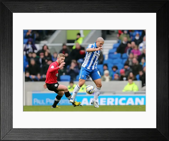 Framed Print : Brighton & Hove Albion vs Huddersfield Town: Adam El-Abd in Action, Npower Championship, March 2, 2013 Framed Print : Brighton & Hove Albion vs Huddersfield Town: Adam El-Abd in Action, Npower Championship, March 2, 2013