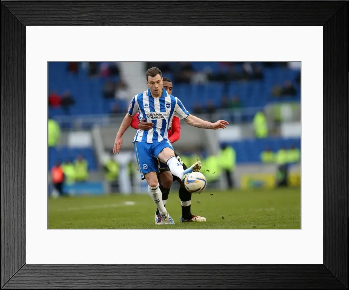 Framed Print : Brighton & Hove Albion's Ashley Barnes Scores in Npower Championship Match Against Huddersfield Town, March 2013 Framed Print : Brighton & Hove Albion's Ashley Barnes Scores in Npower Championship Match Against Huddersfield Town, March 2013
