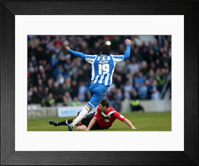 Framed Print : Leonardo Ulloa's Hat-Trick: Brighton & Hove Albion vs. Huddersfield Town, March 2, 2013 Framed Print : Leonardo Ulloa's Hat-Trick: Brighton & Hove Albion vs. Huddersfield Town, March 2, 2013