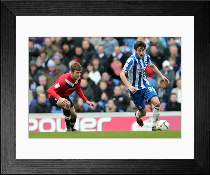 Framed Print : Will Buckley's Electric Performance: Brighton & Hove Albion vs Huddersfield Town, Npower Championship, March 2, 2013 Framed Print : Will Buckley's Electric Performance: Brighton & Hove Albion vs Huddersfield Town, Npower Championship, March 2, 2013