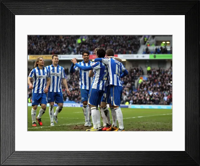 Framed Print : A Glimpse into Brighton & Hove Albion's 2012-13 Home Season: Huddersfield Town (02-03-2013) Framed Print : A Glimpse into Brighton & Hove Albion's 2012-13 Home Season: Huddersfield Town (02-03-2013)