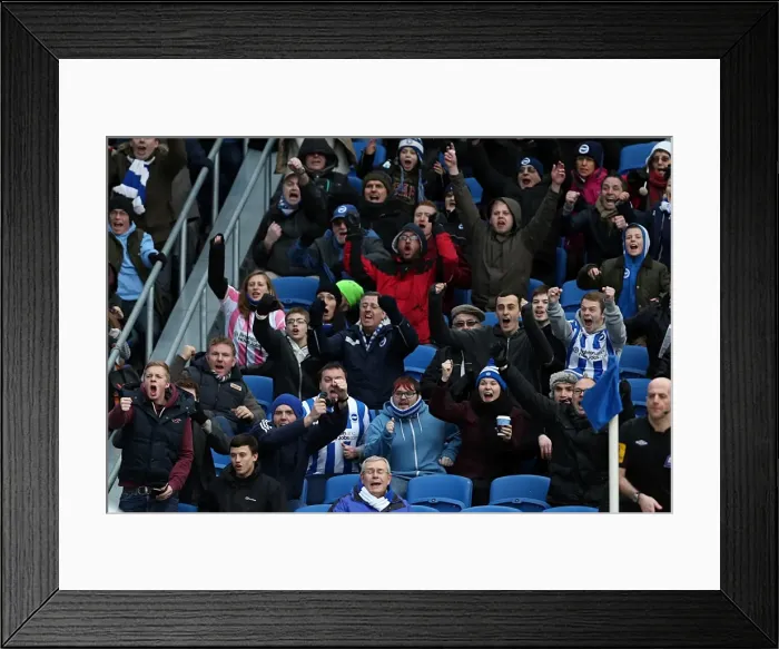 Framed Print : Brighton & Hove Albion vs. Huddersfield Town (02-03-2013) - A Glimpse into the 2012-13 Home Season